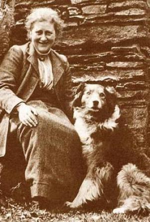 Beatrix Potter and her dog Kep, wikimedia commons